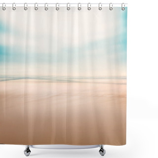 Personality  Minimalist Abstract Seascape Shower Curtains