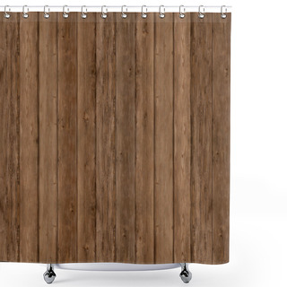 Personality  Seamless Old Parquet Shower Curtains