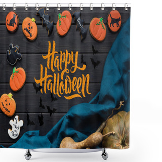 Personality  Homemade Halloween Cookies Shower Curtains