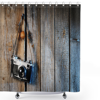 Personality  Old Camera Shower Curtains
