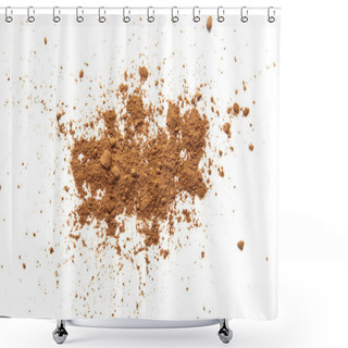 Personality  Cocoa Powder Shower Curtains