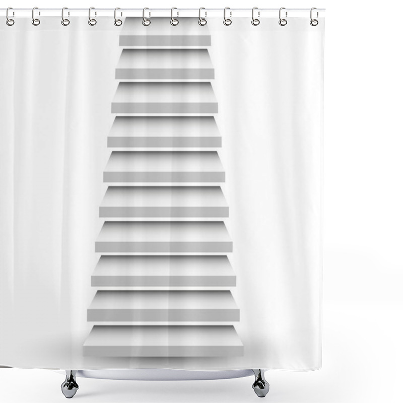 Personality  Stairway shower curtains