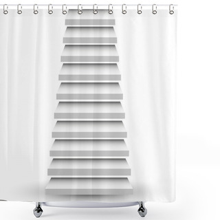 Personality  Stairway Shower Curtains