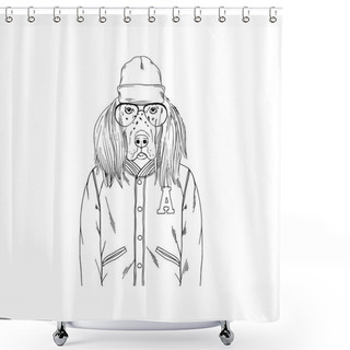 Personality  English Setter Portrait, Fashion Dogs Shower Curtains