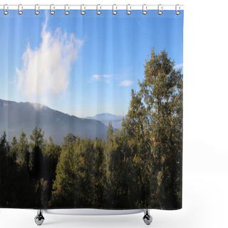 Personality  Landscape Of Pollino National Park, A Wide Natural Reserve In Basilicata And Calabria, Italy Shower Curtains