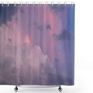 Personality  Thick Storm Clouds Shower Curtains