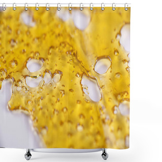 Personality  Cannabis Oil Concentrate Aka Shatter Isolated Shower Curtains