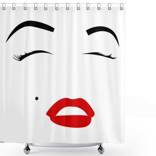 Personality  Marilyn Monroe Shower Curtains