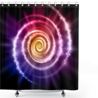 Personality  Abstract  Magic Background Shower Curtains