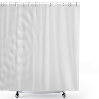 Personality  Top View Of White Water Ring Or White Cream Surface, Soft Background Texture Shower Curtains