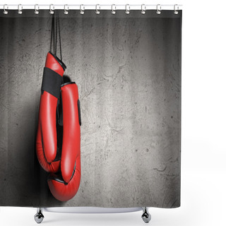 Personality  Boxing Gloves Shower Curtains