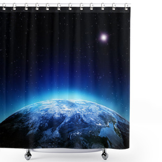 Personality  Clouds Atmosphere From Space Shower Curtains