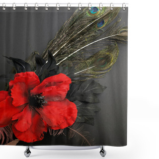 Personality  Beautiful Abstract Flower Display Shower Curtains