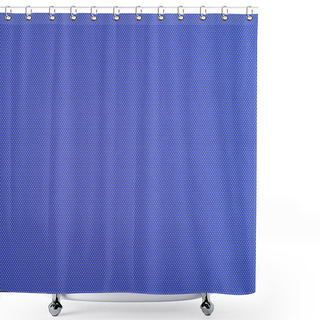 Personality  Texture Of Polka Dot Pattern On Blue Background Shower Curtains