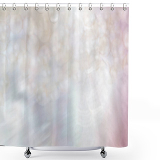 Personality  Abstract Pearl Background With Shimmering Mother Of Pearl Cloud Blur With Lilac, Pink And Blue Azure Colours Shower Curtains