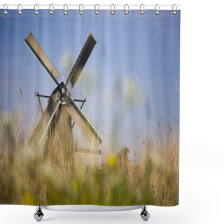 Personality  Old Dutch Windmill  Shower Curtains