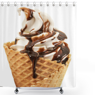 Personality  Ice Cream Shower Curtains