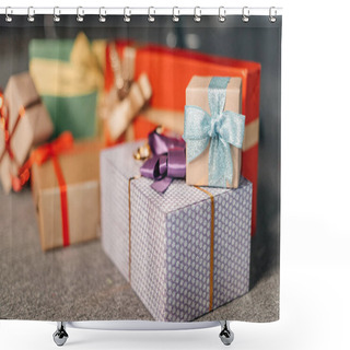 Personality  Gift Boxes Shower Curtains