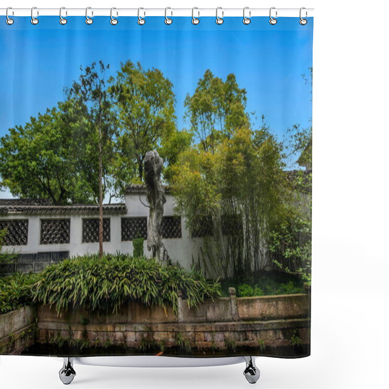 Personality  Wuxi Wuxi Huishan Send Chang Park Garden Construction Shower Curtains