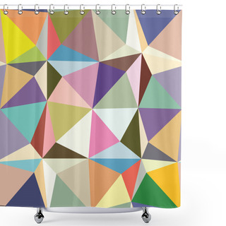 Personality  Dynamic Angles Shower Curtains