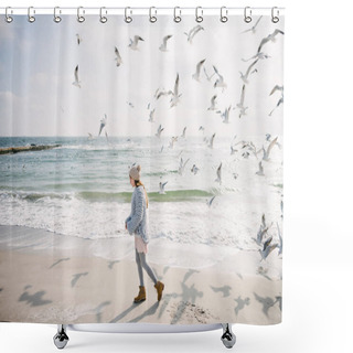 Personality  Seashore Shower Curtains