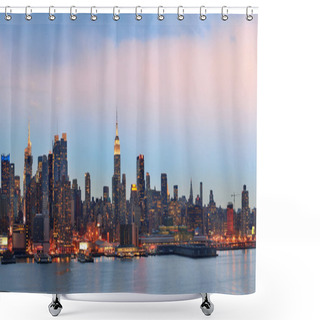 Personality  New York City Sunset Shower Curtains