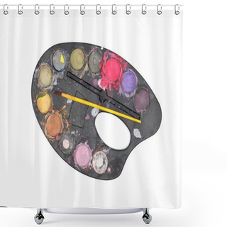 Personality  Water Paints Shower Curtains