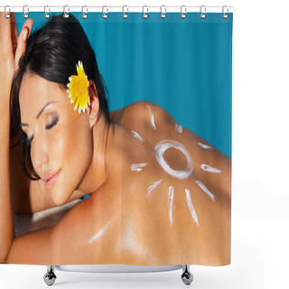Personality  Sunny Girl Shower Curtains