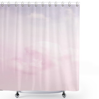 Personality  Fragment Of Pink Cloud And Sky Shower Curtains