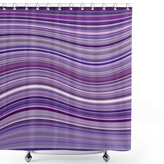 Personality  Colorful Wavy, Waving And Undulating, Billowy Lines, Stripes Abstract Design Element. Colorful Background, Pattern And Texture Shower Curtains