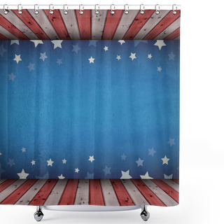 Personality  Cement Wall Shower Curtains