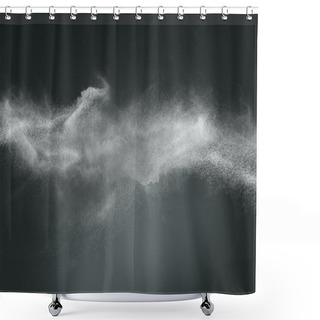 Personality  Abstract Dust Cloud Design Shower Curtains