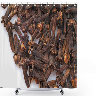 Personality  Carnation - Spice, Which Is The Dried, Unrevealed Buds (flower Buds) Of The Tropical Clove Tree (Syzygium Aromaticum) Of The Genus Sizigium, Sometimes Referred To As The Genus Eugenia, The Family Of Myrtle Shower Curtains
