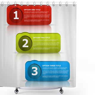 Personality  Web Design Vector Withe Place For Your Text Shower Curtains
