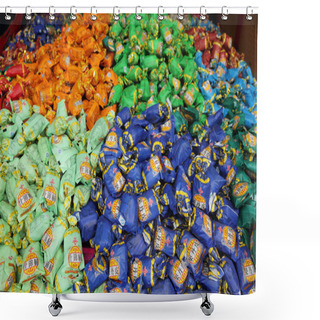 Personality  Dry Fruit Candy Assortment Shower Curtains