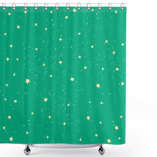 Personality  Space With Stars Vector Illustration Shower Curtains