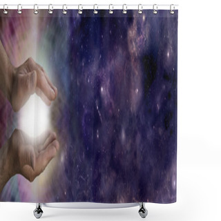 Personality  Cosmic Healing Energy Shower Curtains