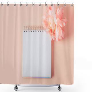 Personality  Open Notebook For Writing Dreams Shower Curtains