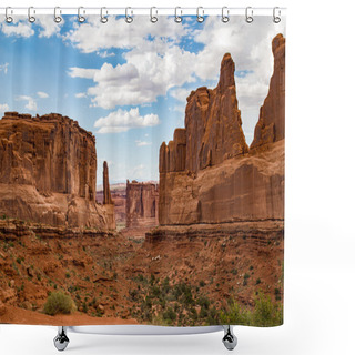 Personality  Arches National Park Shower Curtains
