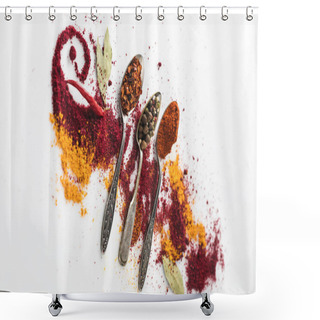 Personality  Spices Composition Shower Curtains