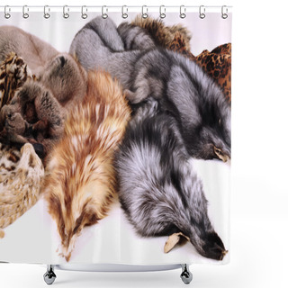 Personality  Fur Shower Curtains