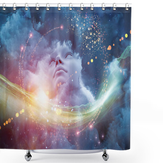 Personality  Illusion Of The Mind Shower Curtains