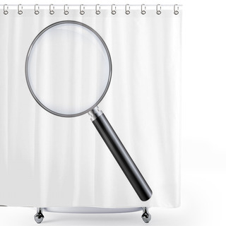 Personality  Magnifying Glass Shower Curtains
