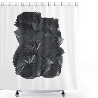 Personality  Metal X Shower Curtains