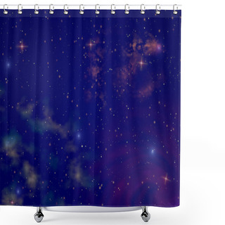 Personality  Night Sky Shower Curtains