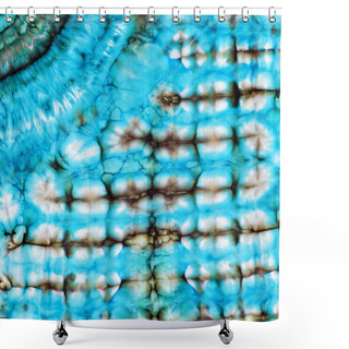 Personality  Abstract Pattern Of Cold Painted Batik Shower Curtains