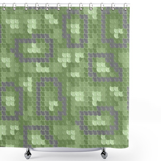 Personality  Seamless Skin Pattern Shower Curtains