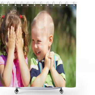 Personality  Funny Kids Shower Curtains