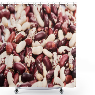 Personality  Mix Of Raw Black, White And Pinto Beans Shower Curtains