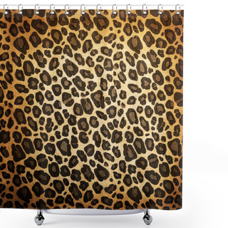 Personality  Leopard Pattern Shower Curtains